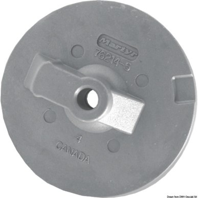Queue carpe plate zinc p. Alpha/Bravo 35/300 HP | EAN 8033137138430 Ref 43.423.00