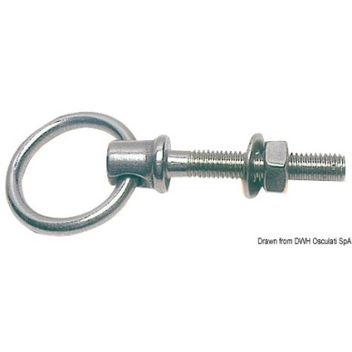 Anneau mobile sur tige inox 10 mm | EAN 8033137130601 Ref 39.170.62