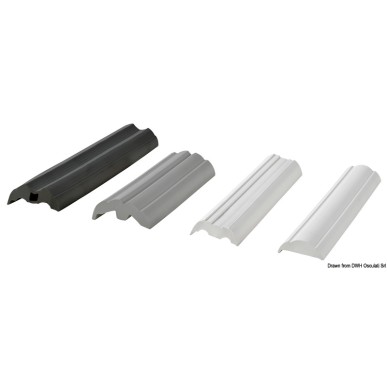 Base PVC blanc p-défense de quai 28 évasé  Ref 44.481.36