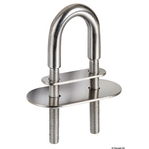 Cavalier U AISI316 110mm double plaque 60x15 mm | EAN 8033137130250 Ref 39.125.03