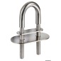 
Cavalier en U AISI316 110mm double plaque 80x40 mm 
