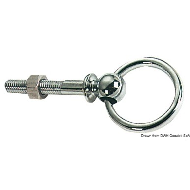 Anneau mobile sur tige laiton chromé 50 mm | EAN 8033137130595 Ref 39.170.61