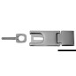 
Bloque coqueron laiton chromé 89x32 mm 
