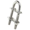 
Cavalier U raccord conique inox poli mir 120x9,5mm 
