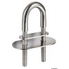 
Cavalier en U AISI316 80mm double plaque 43x13 mm 
