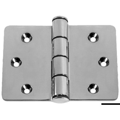Mega charnière moulée AISI316 38x38x76 mm | EAN 8033137129841 Ref 38.921.00