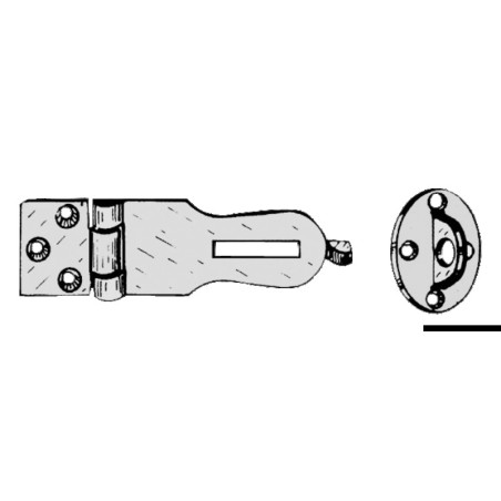 Bloque coqueron laiton chromé 95x25 mm | EAN 8033137130076 Ref 38.980.01