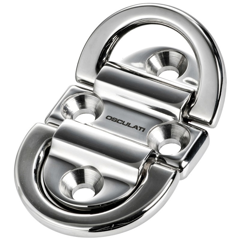 
Anneau rabattable 75x126mm double 10 mm Charge de rupture Kg 12000
