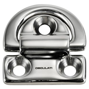 Anneaux rabattables "folding pad eyes" + anneau forgé HR| EAN 8033137192371 Ref 39.870.01