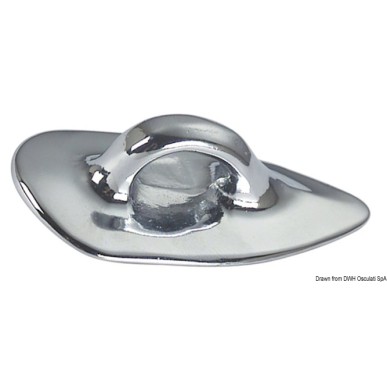 Anneau vis sans tête laiton chromé 80x35x25 mm | EAN 8033137130922 Ref 39.580.01