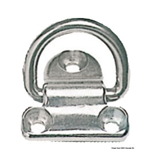 Anneau rabattable 3 trous AISI316 48x49 mm | EAN 8033137006012 Ref 39.866.80