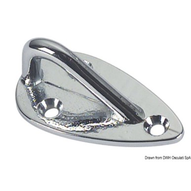 Anneau vis bronze chromé 50x30x25 mm | EAN 8033137130915 Ref 39.580.00