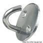 
Crochet sur plaque tonde inox poli 6 mm 
