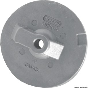 Queue carpe plate magnésium Alpha/Bravo 35/300 HP | EAN 8033137138461 Ref 43.423.12