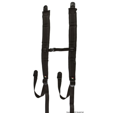 Bretelles rembourrées Amphibious Cargo | EAN 8051827524998 Ref 23.523.90