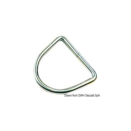 Anneau demi-rond 5x25 mm | EAN 8033137131035 Ref 39.599.20