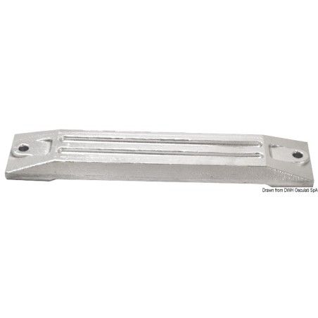 Anode plaque aluminium Honda 75/225 HP | EAN 8033137138522 Ref 43.424.04