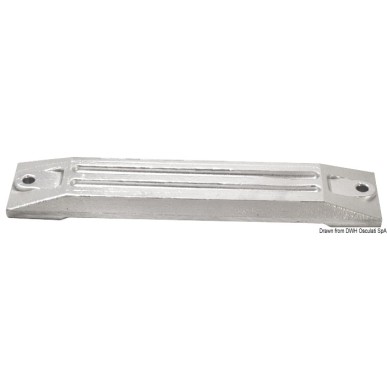 Anode plaque aluminium Honda 75/225 HP | EAN 8033137138522 Ref 43.424.04