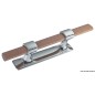 
Taquet laiton chromé et acajou 210 mm 

