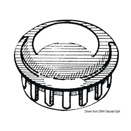 Bouchon ABS chromé 22 mm | EAN 8033137134487 Ref 41.210.07