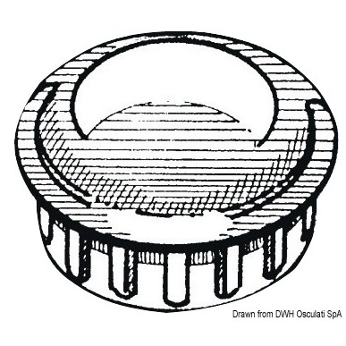 Bouchon ABS chromé 22 mm | EAN 8033137134487 Ref 41.210.07