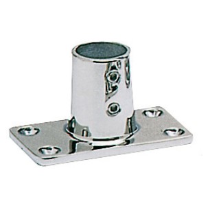 Platine rectangulaire p. balcon AISI316 90+ 25 mm | EAN 8033137133381 Ref 41.113.25