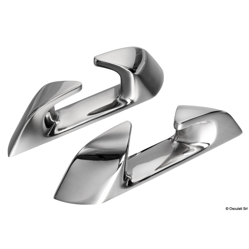 
Chaumard angulaire inox Capri 150mm (G+D) 

