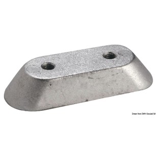 Anode zinc p. Honda hors-bords | EAN 8033137138195 Ref 43.315.20