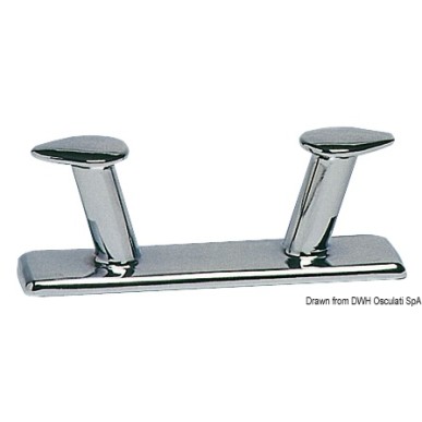 Bitte d'amarrage laiton chromé 170 mm | EAN 8033137132544 Ref 40.172.45