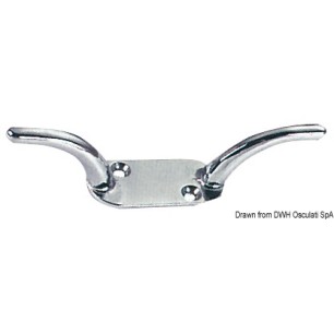 Taquet laiton chromé 130 mm | EAN 8033137132476 Ref 40.172.12