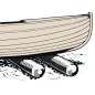 
Rouleau mise a l'eau PVC 200 kg 
