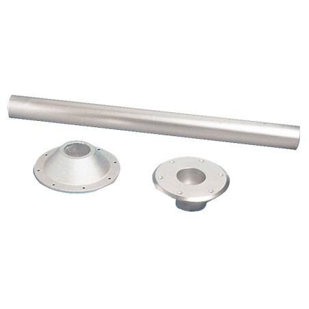 Pied de table aluminium anodisé lourd 70 cm | EAN 8033137018183 Ref 48.418.21