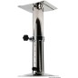 
Pied tournant télescopique inox 540/720 mm 
