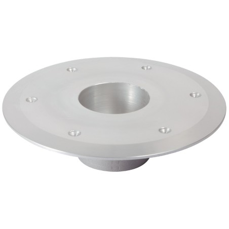 Base de rechange aluminium anodisé poli Ø 80 mm  Ref 48.416.43