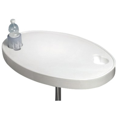 Table oval ABS blanc 77x51 cm | EAN 8033137149856 Ref 48.417.90