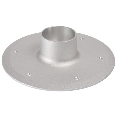 Base de rechange aluminium anodisé sablé Ø 80 mm  Ref 48.416.42