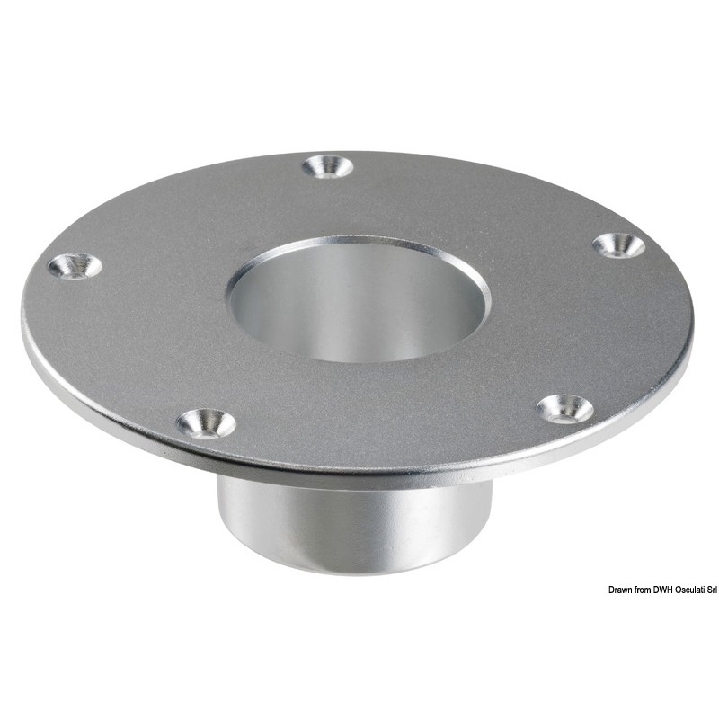 
Base aluminium anodisé poli pour 48.418.21 
