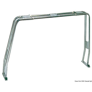 Roll bar inox rabattable p.bateaux 125-220 cm | EAN 8033137149030 Ref 48.197.00