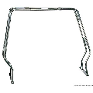 Roll bar inox rabattable p.zodiacs 125-180 cm | EAN 8033137149047 Ref 48.199.00