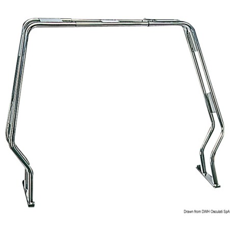 Roll bar inox rabattable p.zodiacs 125-180 cm | EAN 8033137149047 Ref 48.199.00