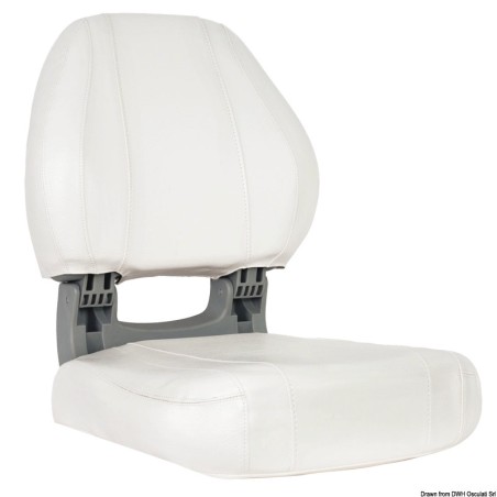 Siège anatomique Scirocco blanc | EAN 8033137149344 Ref 48.407.01