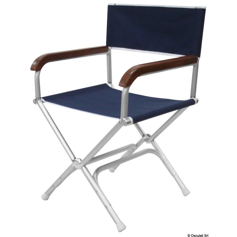 
Chaise pliable Diector bleue navy 
