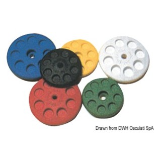Poignée trapèze disque 65 mm vert | EAN 8033137166921 Ref 60.202.02VE
