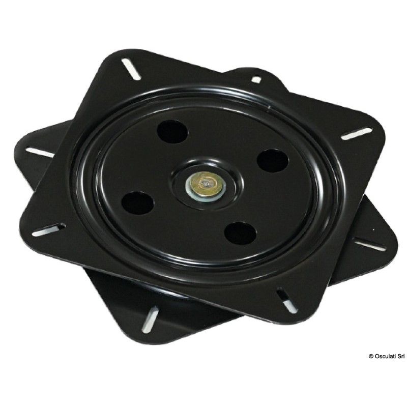 
Base tournante acier verni  friction pour siège 165x165 mm 
