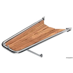Delphinière AISI 316/teck simple Ø 32 mm | EAN 8033137150555 Ref 48.471.06