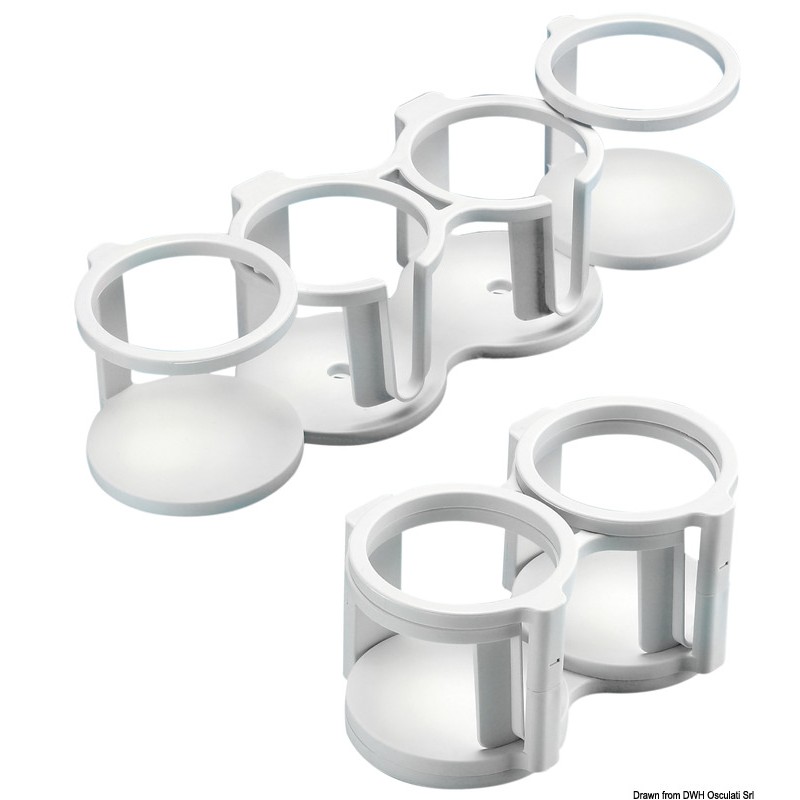 
Porte-verre/tasse/canette Swing-Out 2/4 places 
