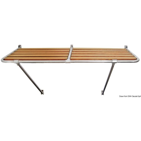 Passerelle arrière 130 x 55 cm | EAN 8033137150043 Ref 48.420.10