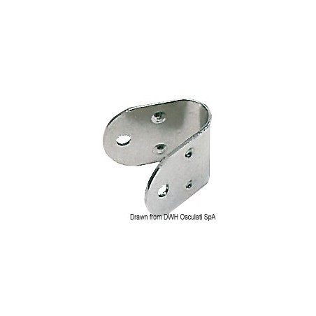 Cavalier U p. charnières échelles tuyau Ø 22 mm | EAN 8033137150159 Ref 48.420.50