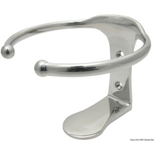 Porte-verre N. 1 verre AISI 316 + vis 106 x 106 | EAN 8033137150241 Ref 48.429.10