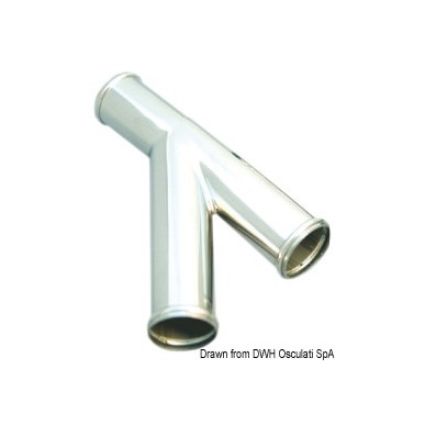 Raccord Y évacuation WC | EAN 8033137153754 Ref 50.237.02